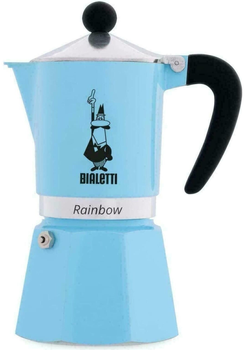 Кавоварка Bialetti Rainbow синя 3 чашки (8006363018661)