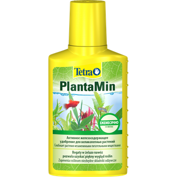 Добриво для зелених акваріумних рослин з залізом Tetra PlantaMin 100 мл (на 400 л)