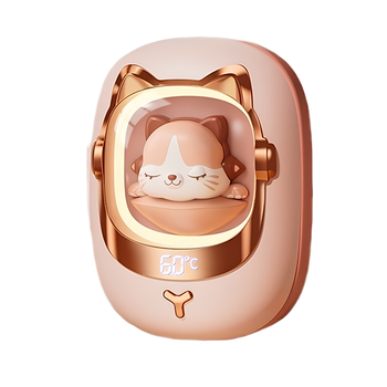 Багаторазова грілка для рук Funsnap T08 Hand Warmer 2000 mAh Type-C + USB з функцією повербанка Pink