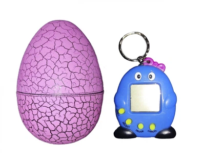 Тамагочи классический Tamagotchi (цып-цып, синий в розовом яйце)