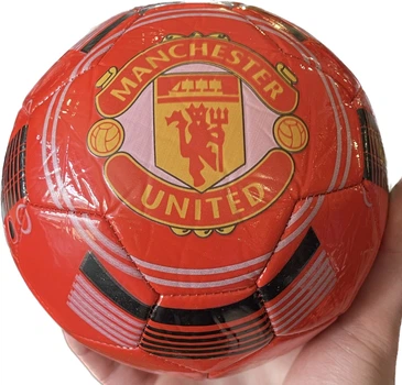 Футбольний м'яч для дітей "Manchester United" розмір №2 (сувенірний м'яч) помаранчевий