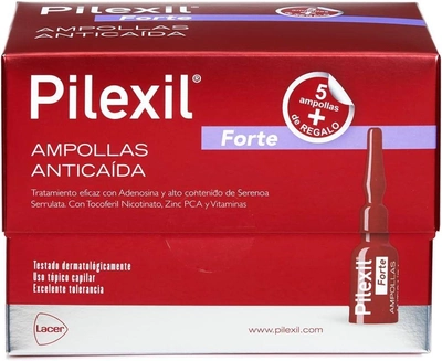 Ampułki do włosów Pilexil Forte Ampules Anti Hair Loss 20 x 5 ml (8430340032324)