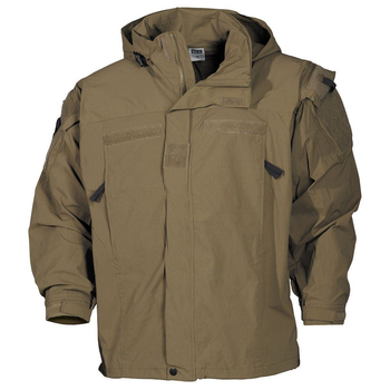 Чоловіча куртка з капюшоном US Gen III Level 5 MFH Coyote L (Kali) KL069