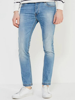 Мужские зауженные джинсы Benetton 280521-2 XS-S (89820XS-S) Синий