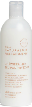 Żel pod prysznic Ziaja Naturalnie Pielęgnujemy odświeżający 400 ml (5901887052999)