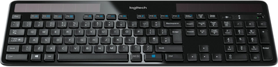 Клавіатура бездротова Logitech K750 Wireless DEU Black (920-002916)