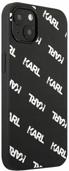 Etui CG Mobile Karl Lagerfeld Allover do Apple iPhone 13 mini Czarny (3666339049683)