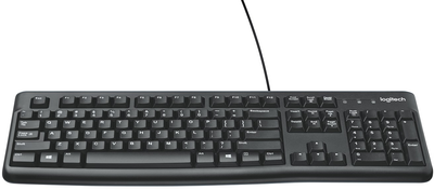 Клавіатура дротова Logitech K120 USB DEU Black (920-002489)