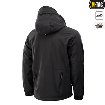 Куртка M-Tac Soft Shell с подстежкой Black 2XL (00-00008841)