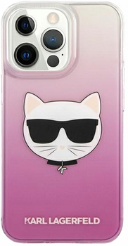 Etui CG Mobile Karl Lagerfeld Choupette Head do Apple iPhone 13 Pro Max Rozowy (3666339028008)