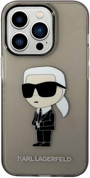 Etui CG Mobile Karl Lagerfeld Iconic Karl Lagerfeld do Apple iPhone 14 Pro Czarny (3666339087067)