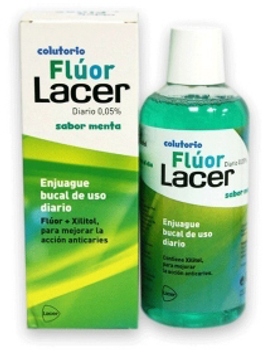 Ополіскувач для порожнини рота Lacer Fluoride Mint 500 мл (8470002122093)