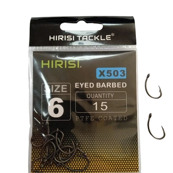 Рыболовные крючки Hirisi №6 X503-15шт.