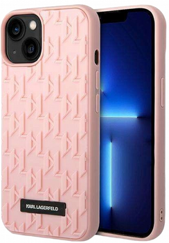 Панель CG Mobile Karl Lagerfeld 3D Monogram для Apple iPhone 14 Plus Pink (3666339085377)