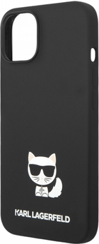 Etui CG Mobile Karl Lagerfeld Silicone Choupette Body do Apple iPhone 14 Plus Czarny (3666339076566)