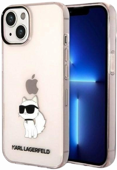 Etui CG Mobile Karl Lagerfeld Iconic Choupette do Apple iPhone 14 Rozowy (3666339087166)