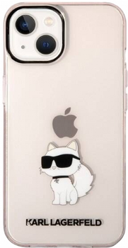 Etui CG Mobile Karl Lagerfeld Iconic Choupette do Apple iPhone 14 Rozowy (3666339087166)