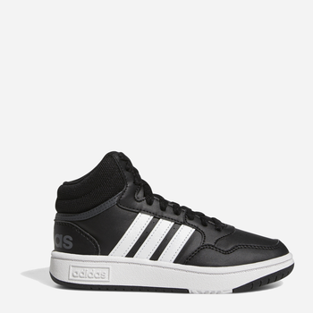 Jesienne trzewiki chłopięce Adidas Hoops Mid 3.0 K GW0402 37 (4.5UK) Czarne (4065418336192)