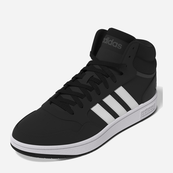 Чоловічі черевики високі Adidas Hoops 3.0 Mid GW3020 44.5 (UK 10) Чорні (4065418428453)