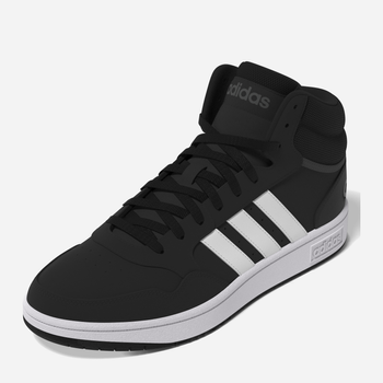 Чоловічі черевики високі Adidas Hoops 3.0 Mid GW3020 41.5 (UK 7.5) Чорні (4065418428477)