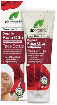 Скраб для обличчя Dr Organic Rose Otto Face Scrub 125 мл (5060176672857)