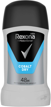 Dezodorant Rexona Stick Men Cobalt Dry 48H 50 ml (8717163186671)