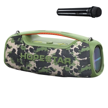 Портативная беспроводная Bluetooth колонка Hopestar A60 |BT5.1, 100 Вт, TWS, AUX/TF/USB, 8h, IP5X| Camouflage