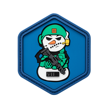 Нашивка 5.11 Tactical Snowman Patch Blue (92015-676)