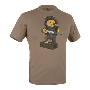 Футболка c рисунком Мишка 3XL Olive Drab