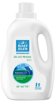Гель для прання білих тканин Biały Jeleń гіпоалергенний 1500 мл (5900133012930)