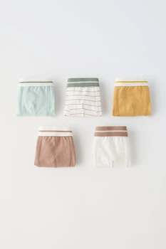 Трусики (5шт) Zara 140см білий, бежевий 8504773707