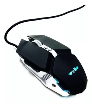 Геймерская проводная USB мышь Weibo mouse S300 удобная