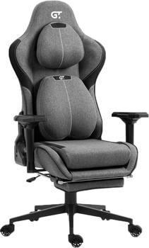 Кресло для геймеров GT RACER X-2308 Fabric Gray/Black