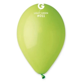 Латексный Воздушный Шар 12’’ (30см) LIGHT GREEN (#011) GEMAR