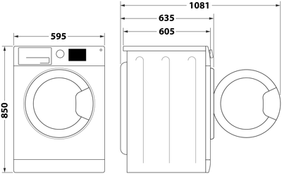 Стиральная машина Whirlpool FFWDB1176258BCV