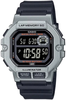 Часы спортивные Casio WS-1400H-1B illuminator lap memory 10ATM