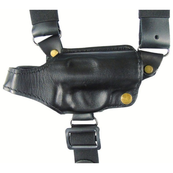 Кобура Медан для Walther PP оперативная кожаная формованная с кожаным креплением и подсумком под магазин (1010 Walther PP)