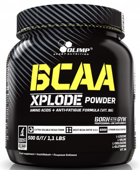 Амінокислоти Olimp BCAA Xplode 500 г Полуниця (5901330044694)