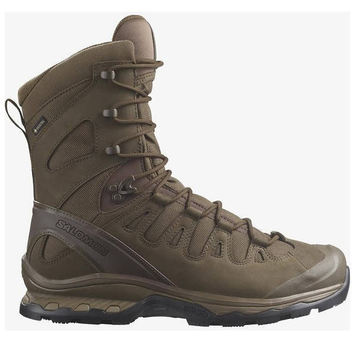 Мужские тактические зимние берцы Salomon Quest 4D Forces High GTX размер 45 29 см Dark Brown