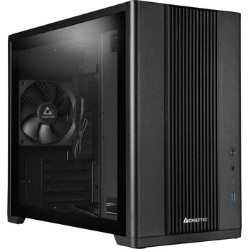 Комп'ютерний корпус Mini-Tower Chieftec mATX без БП micro ATX/Mini-ITX USB3.2 Black (UNI BX-10B-M-OP)