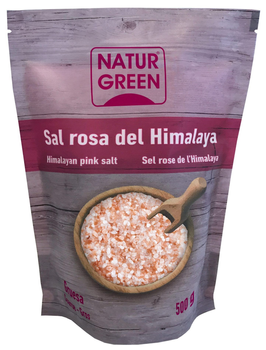 Гімалайська сіль NaturGreen Himalayan Pink Coarse Salt 500 г (8436542192156)