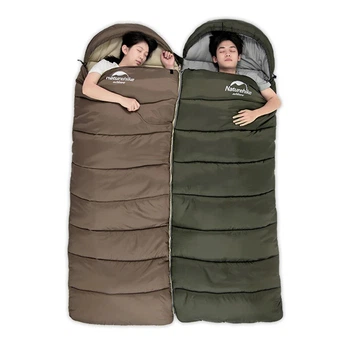 Спальник з капюшоном Naturehike U150 NH20MSD07, (11°C), правий, коричневий (A-016691)