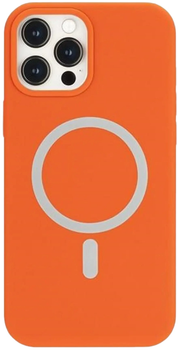 Etui Mercury MagSafe Silicone do Apple iPhone 12 mini Orange (8809793494001)