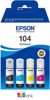 Набор чернил Epson 104 EcoTank Multipack Cyan/Magenta/Yellow/Black (8715946684888)