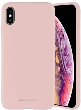 Etui Mercury Silicone do Apple iPhone 12/12 Pro Pink Sand (8809745631928)