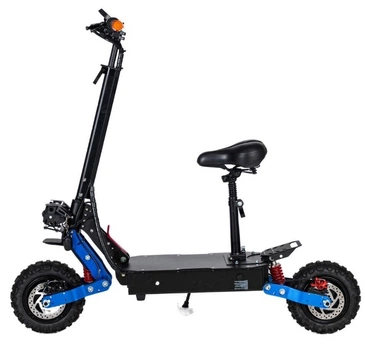 Электросамокат SPARK OUTLANDER RAPTOR 11″ 60V 2990W 20AH ам2 (Черный с синим)