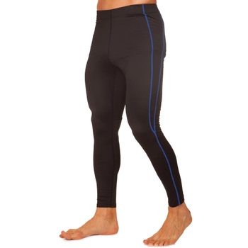 Компресійні штани тайтси для спорту LIDONG LD-1201 XL Чорний із синім (NA000754)