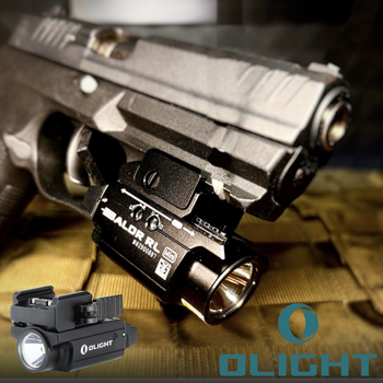 Пістолетний Ліхтар з ЛЦВ Olight Baldr Mini RL Black, підствольний, для зброї