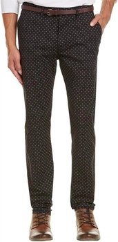 ​Мужские брюки чинос Stuart Slim Fit Stretch Scotch & Soda Amsterdam Couture 31/32 Чёрный