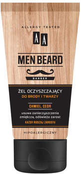 Гель для бороди та обличчя AA Men Beard очищувальний 150 мл (5900116081670)